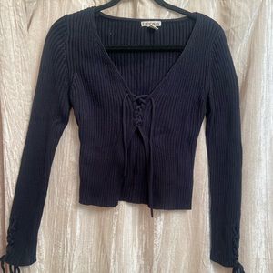 Lucky Brand Cropped Sweatwr